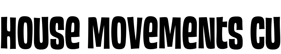 House Movements Custom Font Download Free